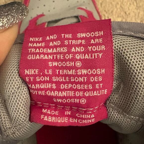 Nike Dunk Sky Hi 528899 001 Medium Grey /Sport Fuchsia-Sail Wmn Sz 10 Wedge 2012 - Picture 8 of 11